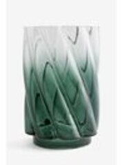 Green Ombré Glass Hurricane Candle Holder - Image 1 of 1