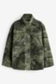 Khaki Camo Cotton Utility Jacket - Image 1 of 1