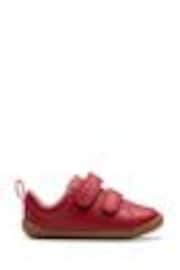 Rojo - Zapatos de piel para primeros pasos de Clarks - Imagen 1 de 1