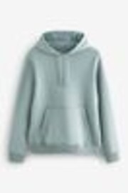 Airforce Blue Regular Fit Rich Jersey Fabric Hoodie - Image 1 of 1