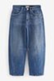 Dark Blue Darted Knee Barrel 100% Cotton Jeans - Image 1 of 1