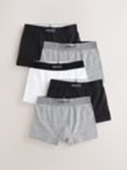 Monochrome Trunks 5 Pack (1.5-16yrs) - Image 1 of 1