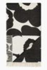 Marimekko White And Black Unikko Throw - Image 1 of 1