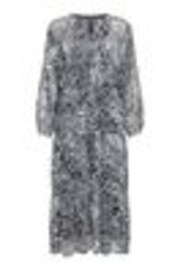 ONLY Grey Animal Leopard Snake Print Midi Dress - Image 1 of 1
