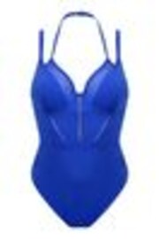 Blauw - Pour Moi Sydney beugelbadpak met dubbele bandjes - Image 1 of 1