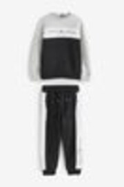 Tommy Hilfiger Black Colorblock Fleece Jumper - Image 1 of 1