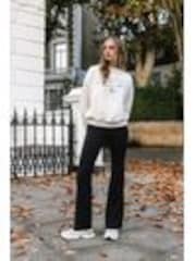 Chelsea Peers White Cotton Printed Logo Sweatshirt - Image 1 of 1