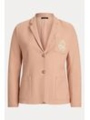 Lauren Ralph Lauren Curve Anfisa Crest Logo Blazer Jacket - Image 1 of 1