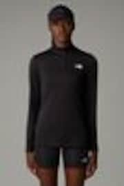 The North Face Black Slim Flex 1/4 Zip T-Shirt - Image 1 of 1
