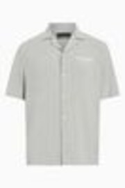 AllSaints Grey Underground Short Sleeve Shirt - Image 1 of 1