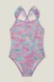 Angels By Accessorize Pink/Blue Girls Frilly Mermaid Swimsuit - Image 1 of 1