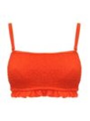 Pour Moi Orange Strapless Free Spirit Bikini Top - Image 1 of 1