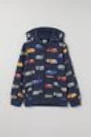 Polarn O. Pyret Blue Organic Cotton Print Hoodie - Image 1 of 1