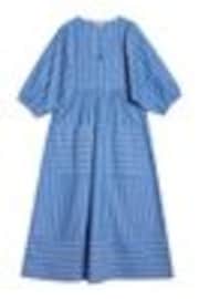 Albaray Blue Stripe V-Neck Midi Dress - Image 1 of 1