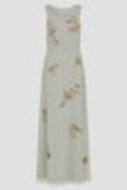 Monsoon Green Sarah Embellished Cowl Neck Maxi Dress - Image 1 of 1