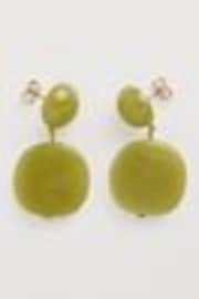Seasalt Cornwall Green Torch Lily Drop Earrings - Image 1 of 1