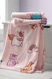 Catherine Lansfield Pink Forever Together Cosy Fleece Throw - Image 1 of 1
