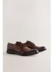 Dark Brown Heritage Brogue Shoes - Image 1 of 1