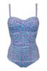 Pour Moi Light Blue Santa Monica Removable Straps Tummy Control Swimsuit - Image 1 of 1