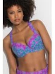 Pour Moi Blue Padded Venice Beach Bikini Top - Image 1 of 1