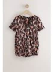 Animal Cotton Modal Slouch V-Neck T-Shirt - Image 1 of 1