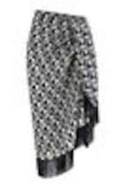 Pour Moi Mono Fringe Trim Crinkle Woven Multiway Sarong - Image 1 of 1