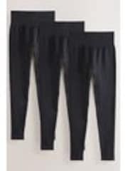 Black Ribbed Seamless High Waist Leggings 3 Pack - Image 1 of 1