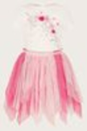 Monsoon Pink Sequin Unicorn Short Sleeve Disco Dress - Image 1 of 1