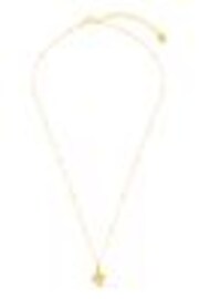 Orelia London Gold Tone Clover Charm Necklace - Image 1 of 1