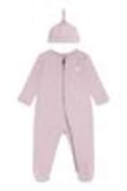 Levi's® Red Baby 100%  Cotton Sleepsuit and Hat Set - Image 1 of 1