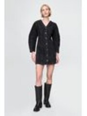 Negro - Gap Barrel-Sleeve Denim Mini Shirt Dress - Imagen 1 de 1