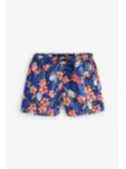 BOSS Blue Piranha Printed Swim Shorts - Image 1 of 1