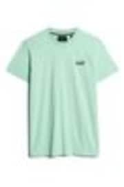 Superdry Spearmint Light Green Essential Logo Embroidery T-Shirt - Image 1 of 1