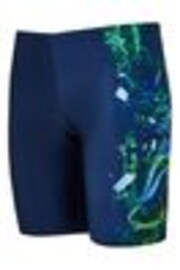 Zoggs Boys Blue Mid Jammer Swim Shorts - Image 1 of 1