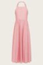 Monsoon Pink Ayo Halter Prom Maxi Dress - Image 1 of 1
