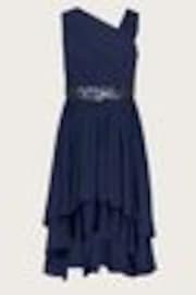 Monsoon Blue Abigail One-Shoulder Prom Dress - Image 1 of 1