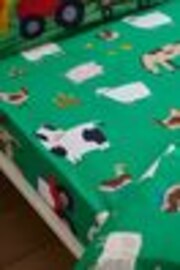 Catherine Lansfield Green Farmyard Animals Fitted Sheet - Image 1 of 1