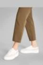 Calvin Klein White Vulcanised Flatform Low Trainers - Image 1 of 1