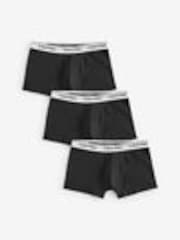 Calvin Klein Black Trunks 3 Pack - Image 1 of 1