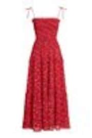 Tommy Jeans Red Chiffon Maxi Dress - Image 1 of 1