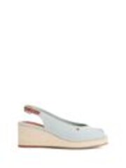 Albastru deschis - Sandale Tommy Hilfiger Mid Wedge Slingback - Imaginea 1 din 1