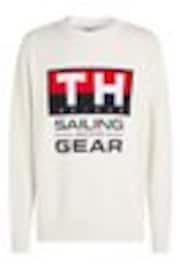 Tommy Hilfiger White GI Sailing Crew Neck Jumper - Image 1 of 1