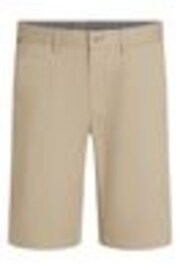 Tommy Hilfiger Cream Regular Fit 1985 Harlem Stretch Shorts - Image 1 of 1