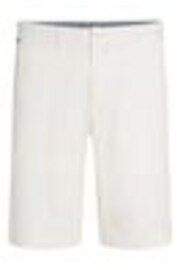 Tommy Hilfiger White Regular Fit 1985 Harlem Stretch Shorts - Image 1 of 1