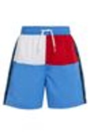 Tommy Hilfiger Aqua Blue Medium Drawstring Swim Shorts - Image 1 of 1
