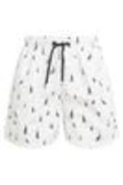 Tommy Hilfiger Natural Medium Drawstring Swim Shorts - Image 1 of 1
