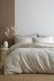 Appletree Natural Otto Textured Jacquard Duvet Cover Set - Image 1 of 1