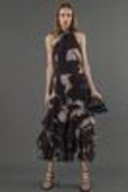 Religion Black Taylor Maxi Dress With Full Frill Skirt - Image 1 of 1