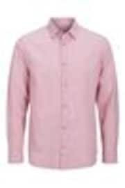 JACK & JONES Pink Long Sleeve Summer Shirt - Image 1 of 1