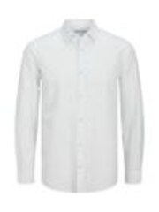 JACK & JONES White Long Sleeve Summer Shirt - Image 1 of 1